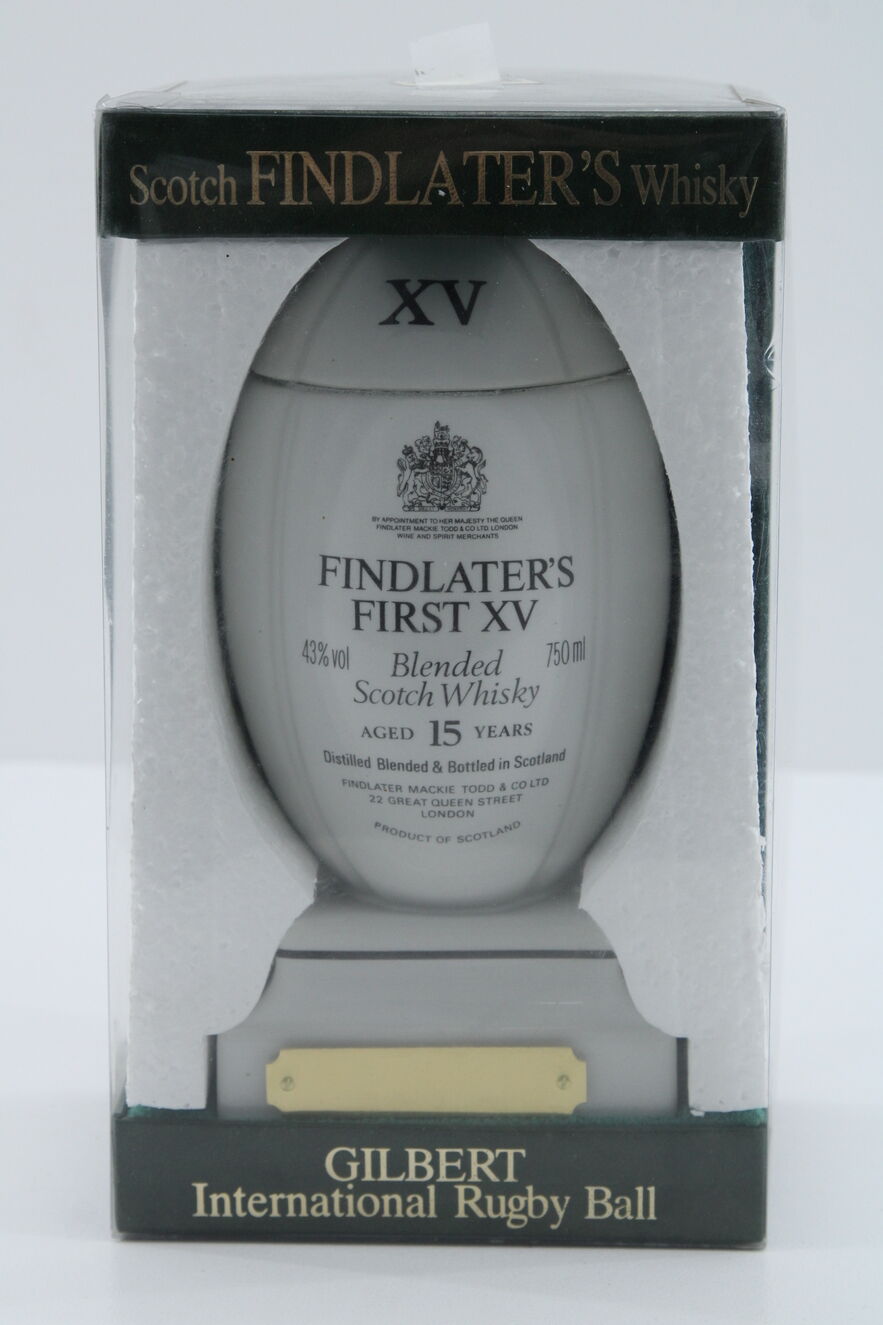 Findlater's First Xv - 15 Years Old - Rugby Decanter Auction 