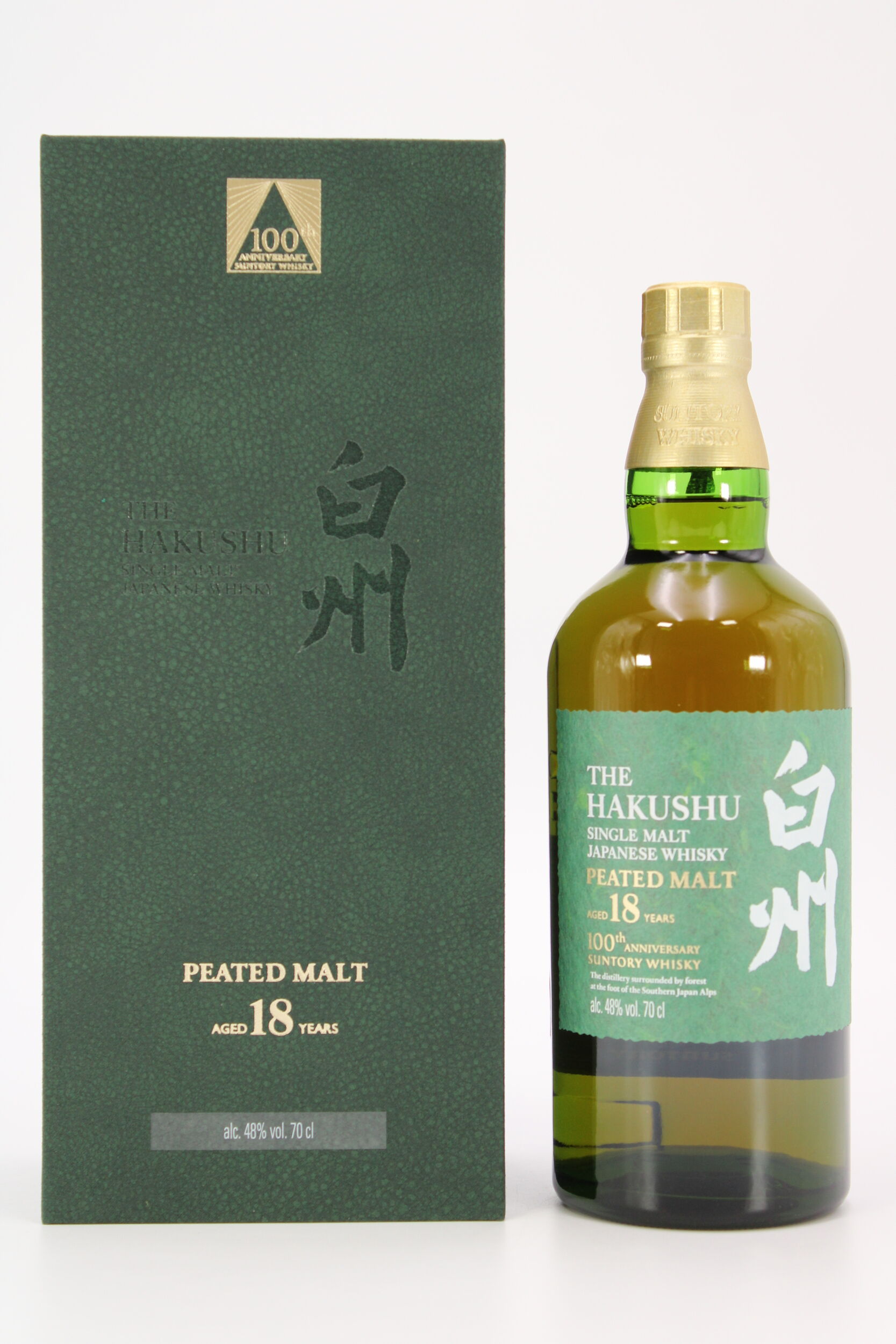 Hakushu - 18 Years Old - Peated Malt - 100th Anniversary Limited 