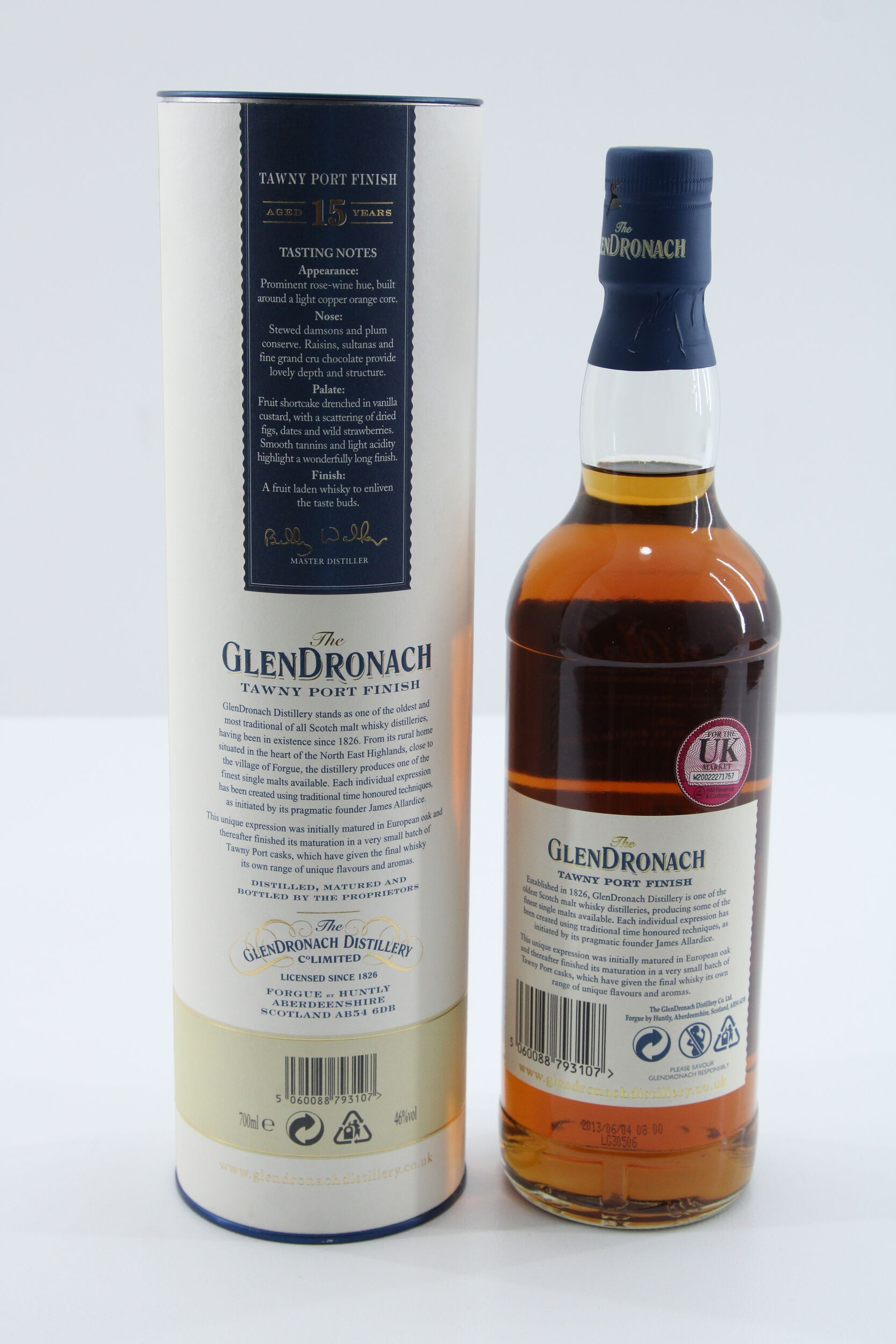 Glendronach - 15 Years Old - Tawny Port Finish Auction | Highland ...