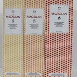 Macallan - 12-15-18 Years Old - Colours Collection set  Thumbnail